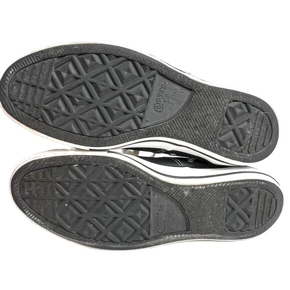 Converse All Star Black & White Canvas Low-Top CVO Ox Unisex Sneakers Size 11 - Picture 6 of 10